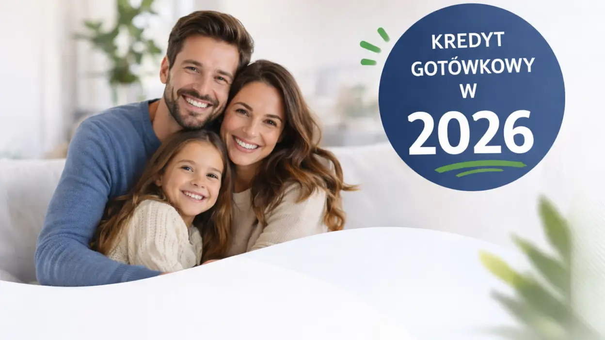 Zdjęcie przedstawia rodzinę która się cieszy z dodatkowych środków z kredytu gotówkowego
